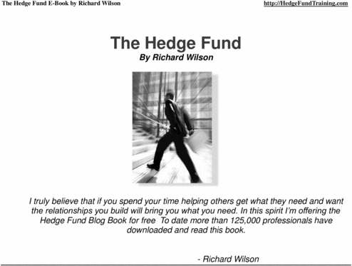 Product picture HEDGE FUND BOOK